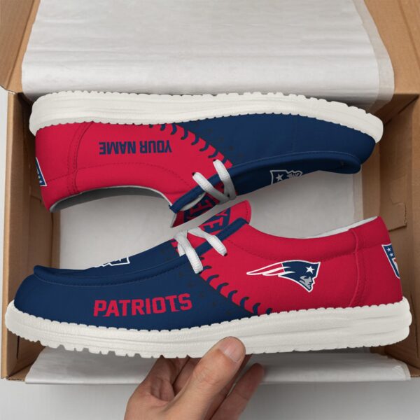 Tubopro New England Patriots Hey Dude Shoes For Men And Women - Image 3