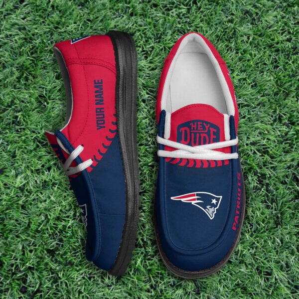 Tubopro New England Patriots Hey Dude Shoes For Men And Women - Image 2