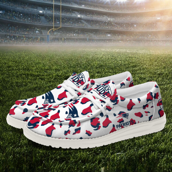 Tubopro New England Patriots Hey Dude Shoes For Men And Women Ver2 - Image 3