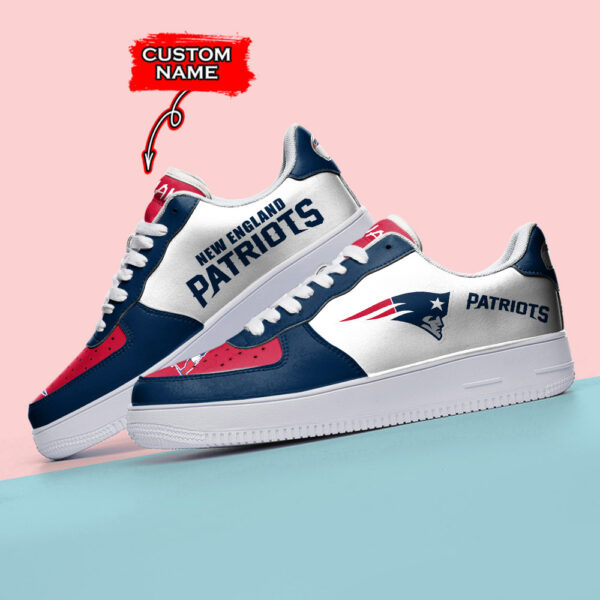 Tubopro New England Patriots NFL Air Low-Top Sneakers Shoes For Men And Women - Image 3