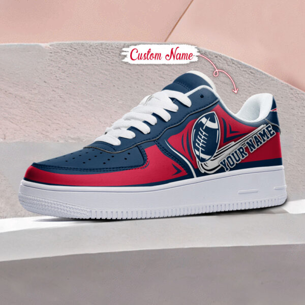 Tubopro New England Patriots NFL Air Low-Top Sneakers Shoes For Men And Women - Image 3