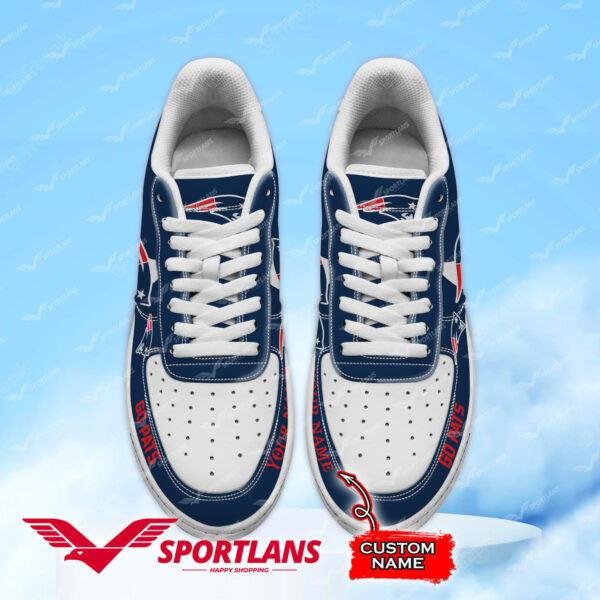 Tubopro New England Patriots NFL Air Low-Top Sneakers Shoes For Men And Women - Image 2