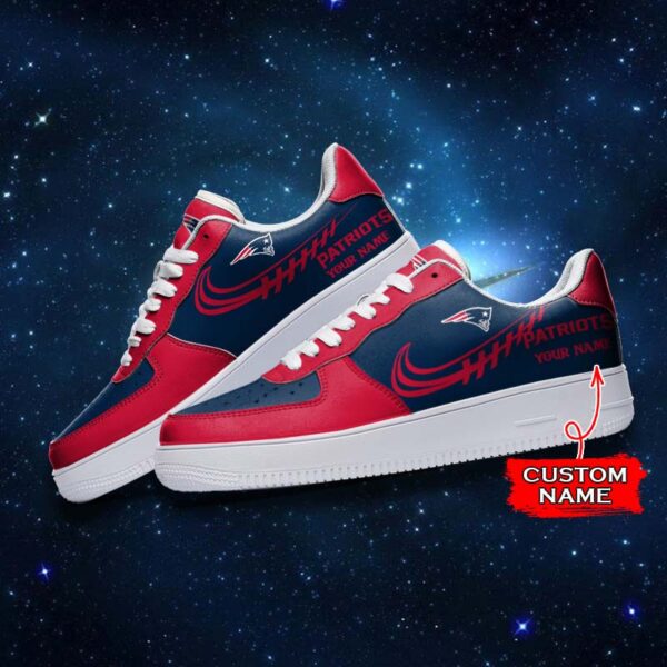 Tubopro New England Patriots NFL Air Low-Top Sneakers Shoes For Men And Women - Image 3