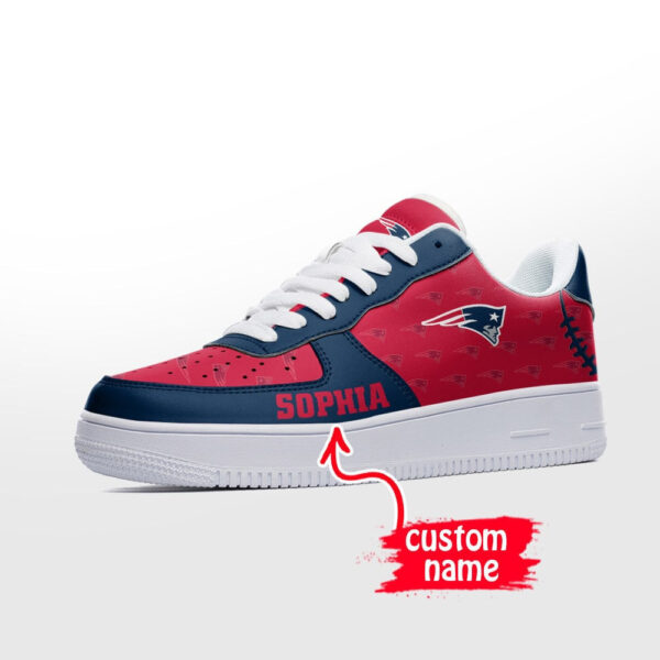 Tubopro New England Patriots NFL Air Low-Top Sneakers Shoes For Men And Women - Image 2