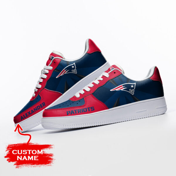 Tubopro New England Patriots NFL Air Low-Top Sneakers Shoes For Men And Women - Image 3