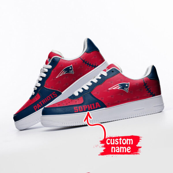 Tubopro New England Patriots NFL Air Low-Top Sneakers Shoes For Men And Women - Image 3