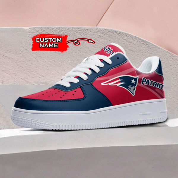 Tubopro New England Patriots NFL Air Low-Top Sneakers Shoes For Men And Women - Image 2