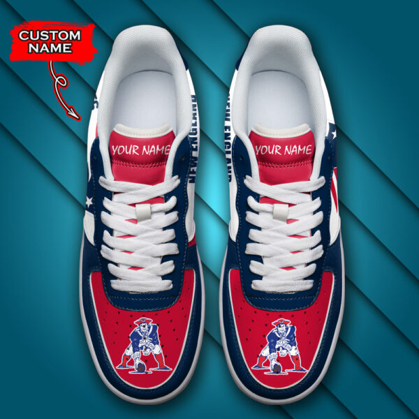 Tubopro New England Patriots NFL Air Low-Top Sneakers Shoes For Men And Women - Image 4