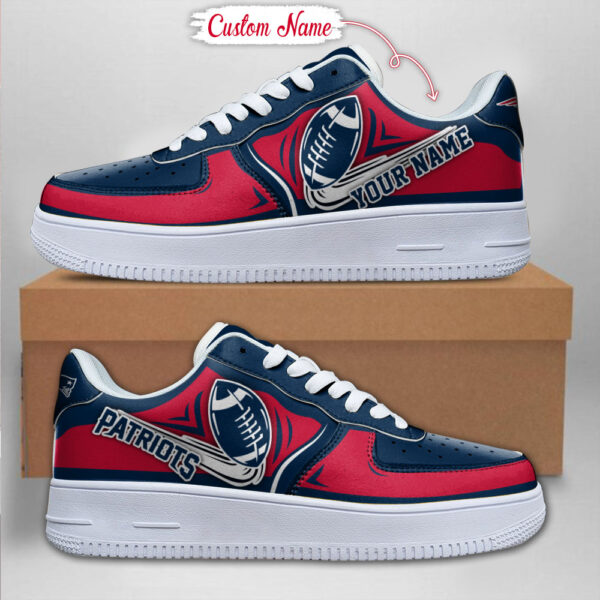 Tubopro New England Patriots NFL Air Low-Top Sneakers Shoes For Men And Women - Image 2