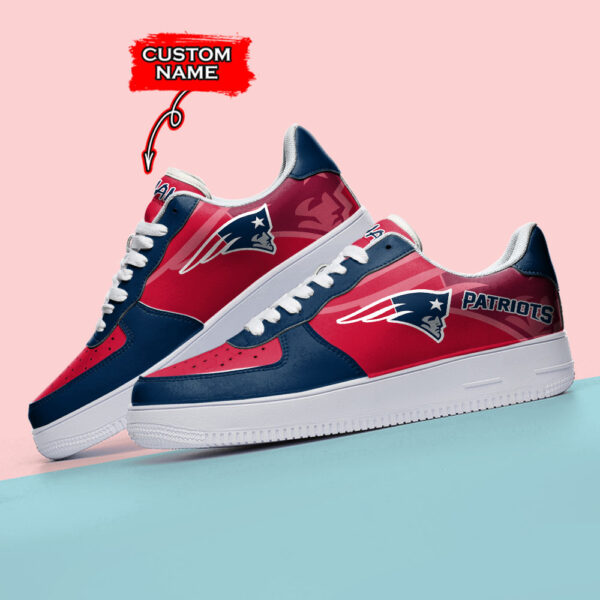 Tubopro New England Patriots NFL Air Low-Top Sneakers Shoes For Men And Women - Image 3