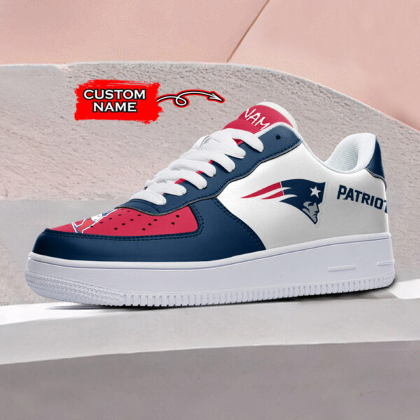 Tubopro New England Patriots NFL Air Low-Top Sneakers Shoes For Men And Women - Image 2