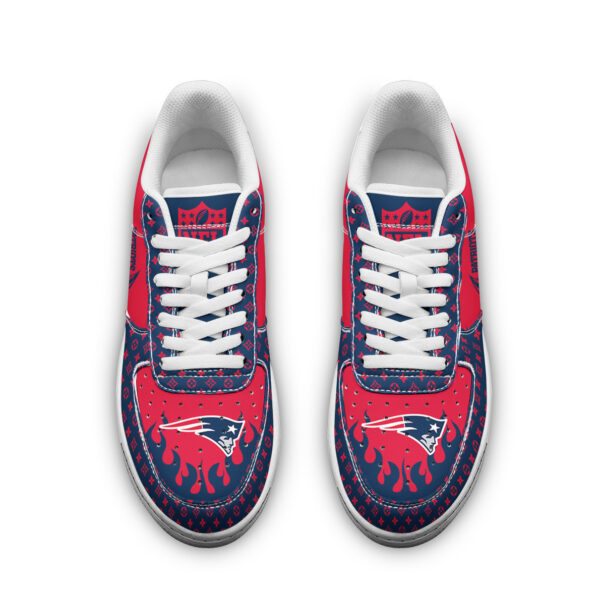 Tubopro New England Patriots NFL Air Low-Top Sneakers Shoes For Men And Women - Image 2