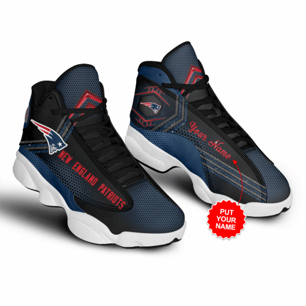 Tubopro New England Patriots NFL AJ13 Sneakers Shoes For Men And Women - Image 2