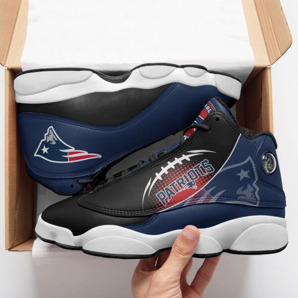 Tubopro New England Patriots NFL AJ13 Sneakers Shoes For Men And Women - Image 2
