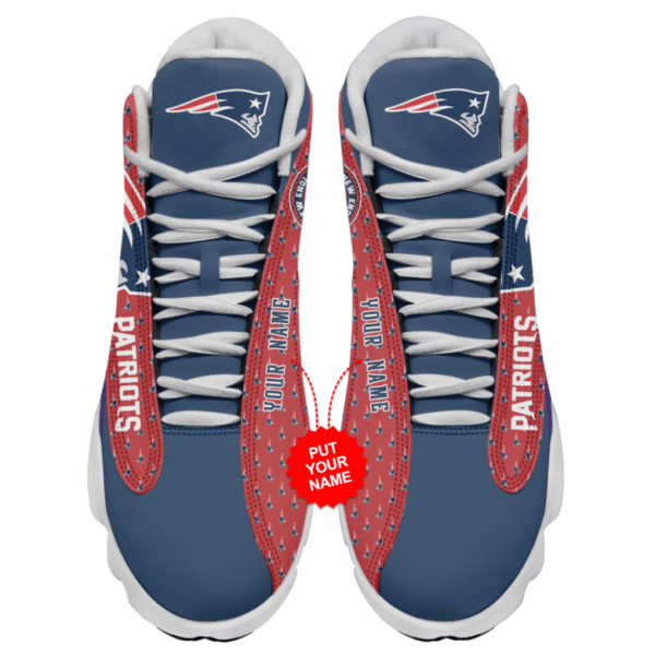 Tubopro New England Patriots NFL AJ13 Sneakers Shoes For Men And Women - Image 3