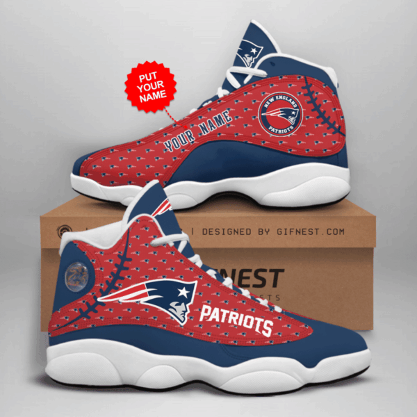 Tubopro New England Patriots NFL AJ13 Sneakers Shoes For Men And Women