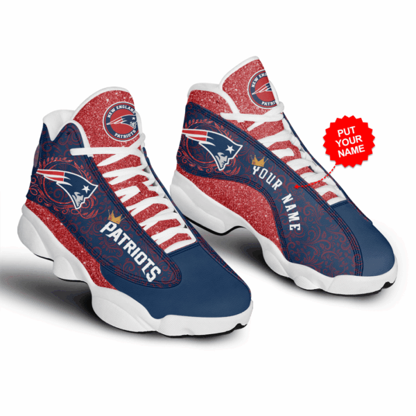 Tubopro New England Patriots NFL AJ13 Sneakers Shoes For Men And Women - Image 2