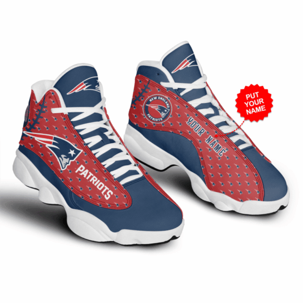 Tubopro New England Patriots NFL AJ13 Sneakers Shoes For Men And Women - Image 2