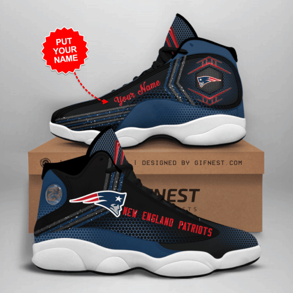 Tubopro New England Patriots NFL AJ13 Sneakers Shoes For Men And Women