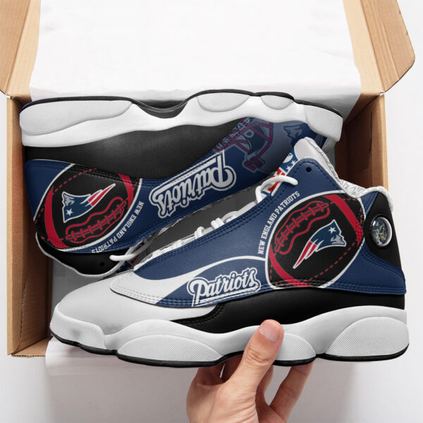 Tubopro New England Patriots NFL AJ13 Sneakers Shoes For Men And Women - Image 2