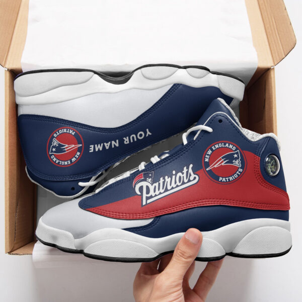 Tubopro New England Patriots NFL AJ13 Sneakers Shoes For Men And Women - Image 2