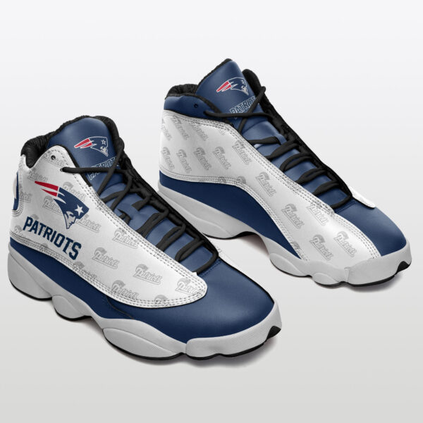 Tubopro New England Patriots NFL AJ13 Sneakers Shoes For Men And Women - Image 2