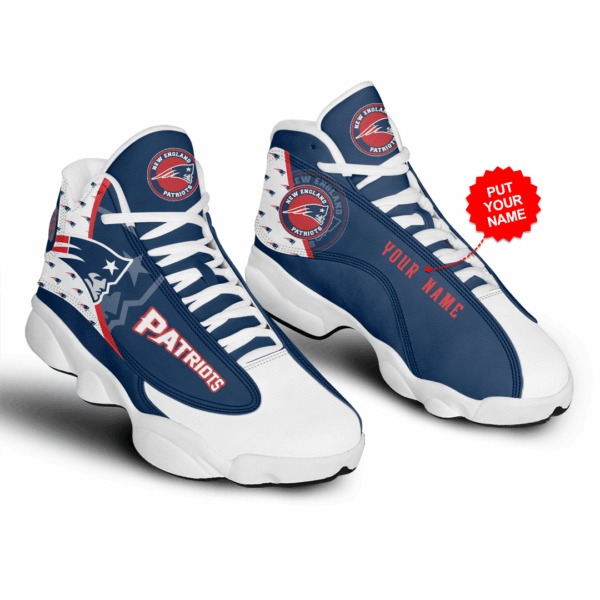 Tubopro New England Patriots NFL AJ13 Sneakers Shoes For Men And Women - Image 2