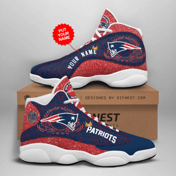 Tubopro New England Patriots NFL AJ13 Sneakers Shoes For Men And Women