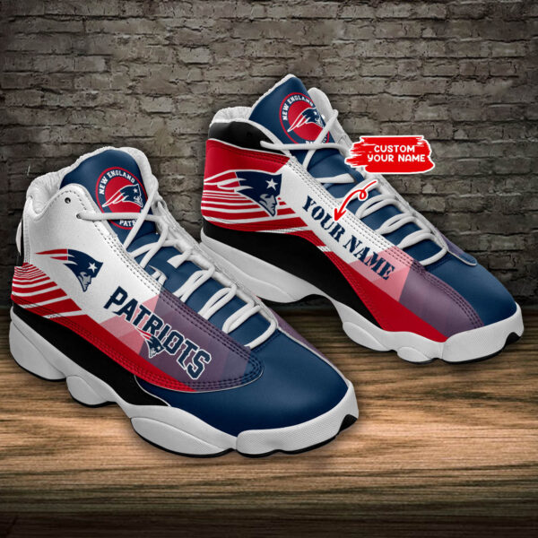 Tubopro New England Patriots NFL AJ13 Sneakers Shoes For Men And Women - Image 2
