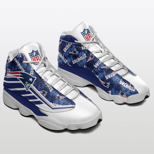 Tubopro New England Patriots NFL AJ13 Sneakers Shoes For Men And Women - Image 2