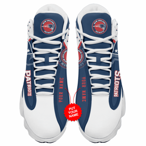 Tubopro New England Patriots NFL AJ13 Sneakers Shoes For Men And Women - Image 3