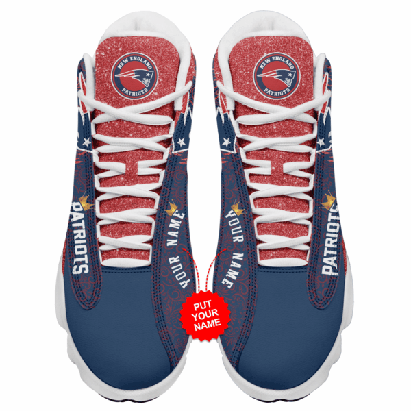 Tubopro New England Patriots NFL AJ13 Sneakers Shoes For Men And Women - Image 3