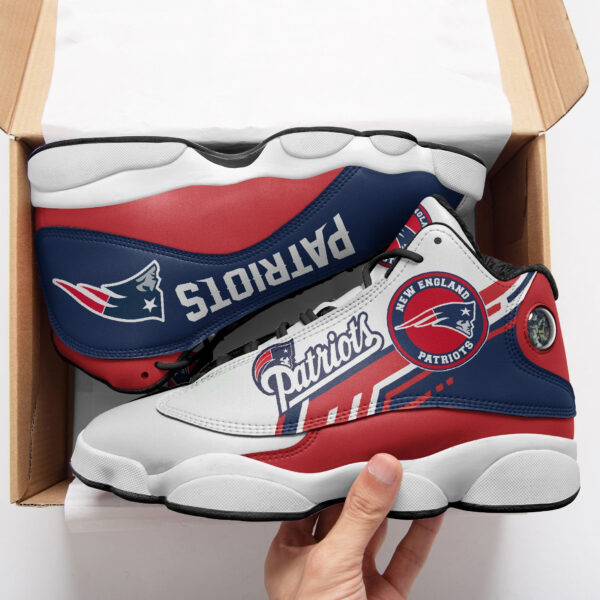 Tubopro New England Patriots NFL AJ13 Sneakers Shoes For Men And Women - Image 2