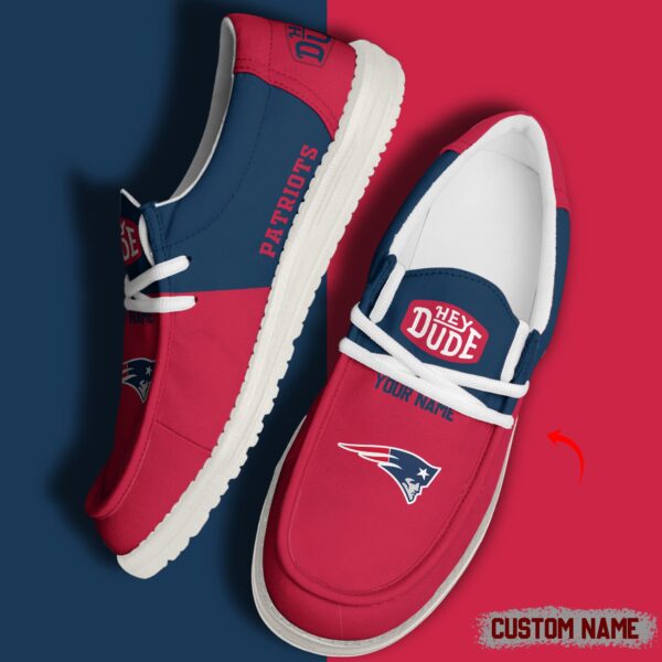 Tubopro New England Patriots Personalized Hey Dude Shoes For Men And Women