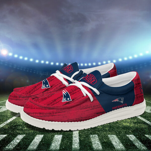 Tubopro New England Patriots Personalized Hey Dude Shoes For Men And Women - Image 3