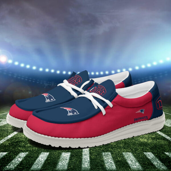 Tubopro New England Patriots Personalized Hey Dude Shoes For Men And Women - Image 3