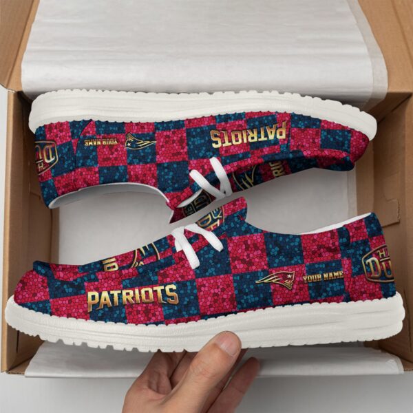 Tubopro New England Patriots Personalized Hey Dude Shoes For Men And Women - Image 2