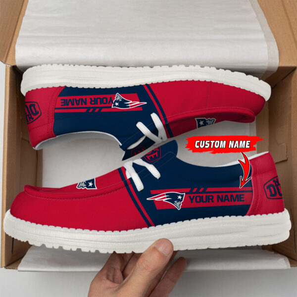 Tubopro New England Patriots Personalized Hey Dude Shoes For Men And Women - Image 2