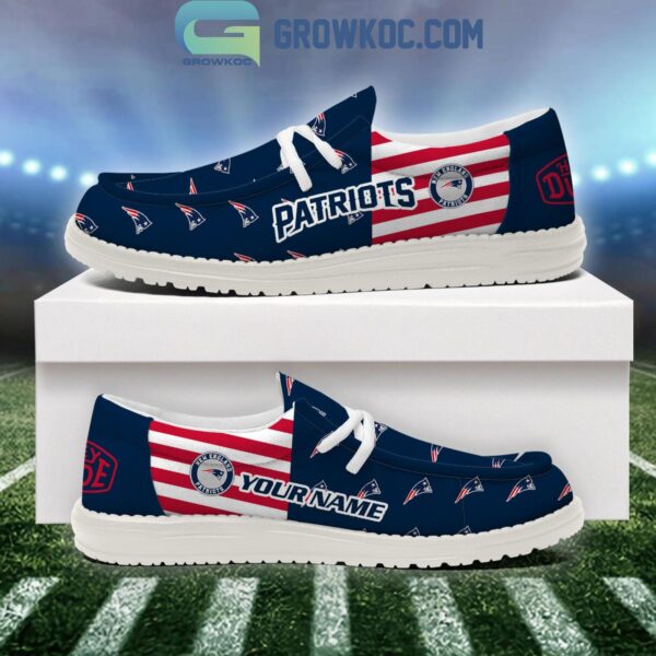 Tubopro New England Patriots Personalized Hey Dude Shoes For Men And Women - Image 2