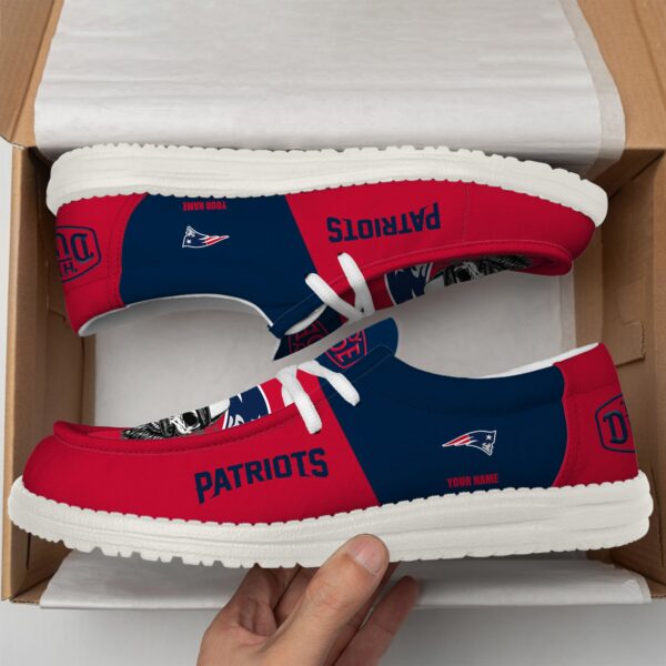Tubopro New England Patriots Personalized Hey Dude Shoes For Men And Women - Image 3
