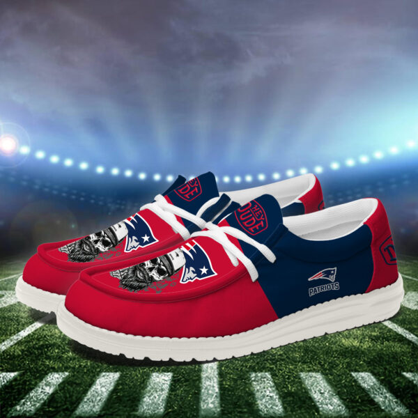 Tubopro New England Patriots Personalized Hey Dude Shoes For Men And Women - Image 2
