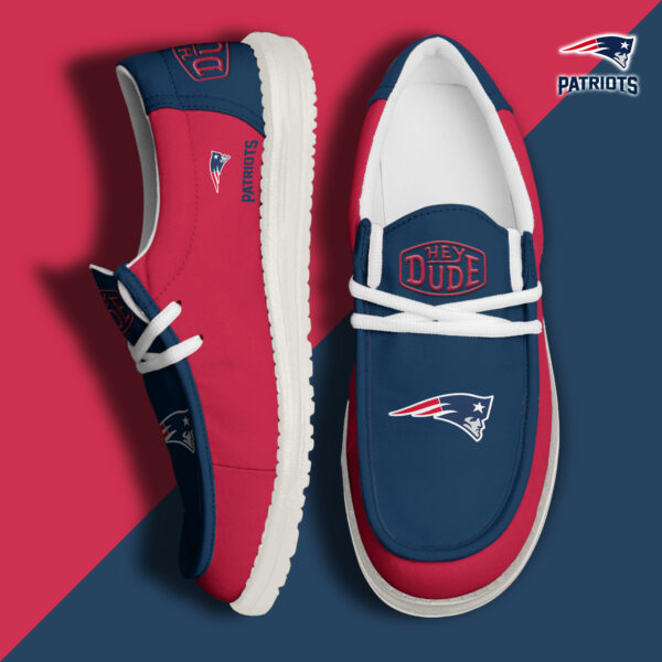 Tubopro New England Patriots Personalized Hey Dude Shoes For Men And Women