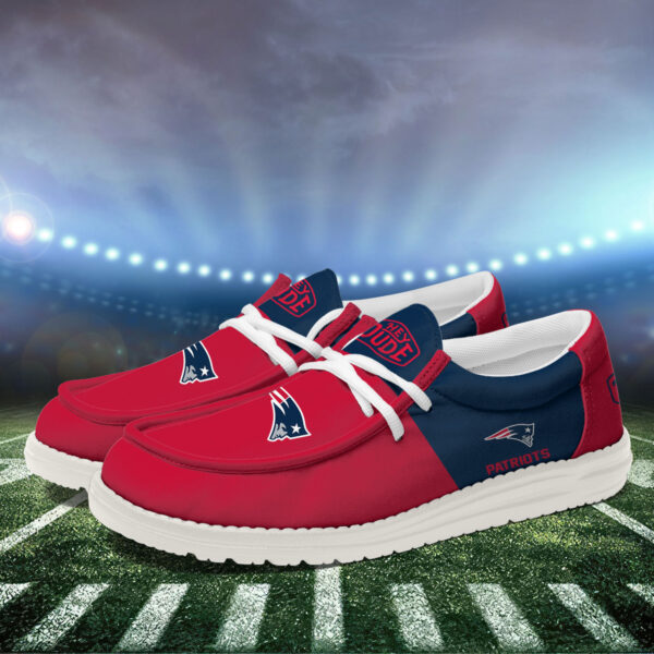 Tubopro New England Patriots Personalized Hey Dude Shoes For Men And Women - Image 3