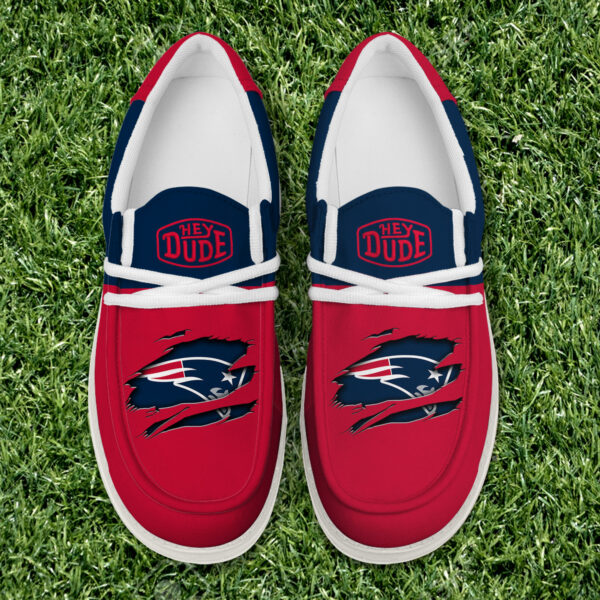 Tubopro New England Patriots Personalized Hey Dude Shoes For Men And Women - Image 5