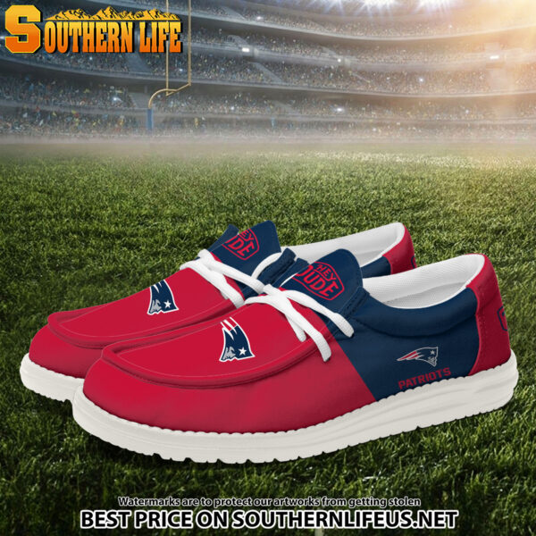 Tubopro New England Patriots Personalized Hey Dude Shoes For Men And Women - Image 2