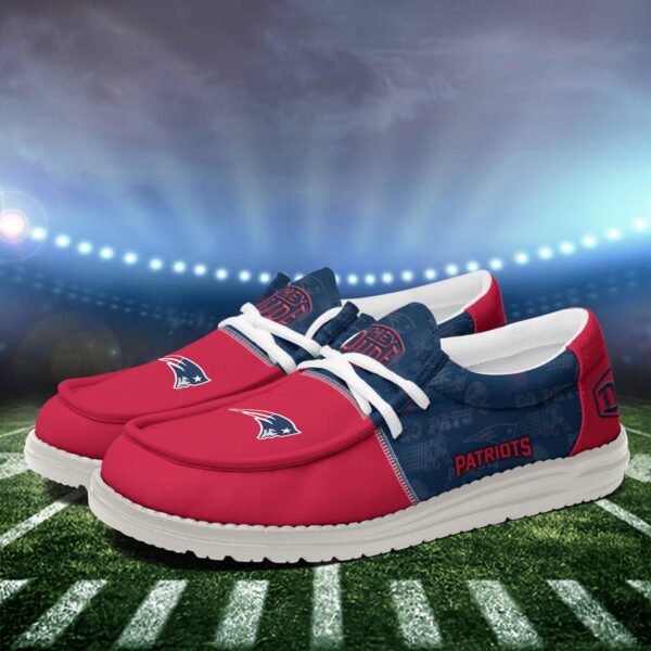 Tubopro New England Patriots Personalized Hey Dude Shoes For Men And Women - Image 3
