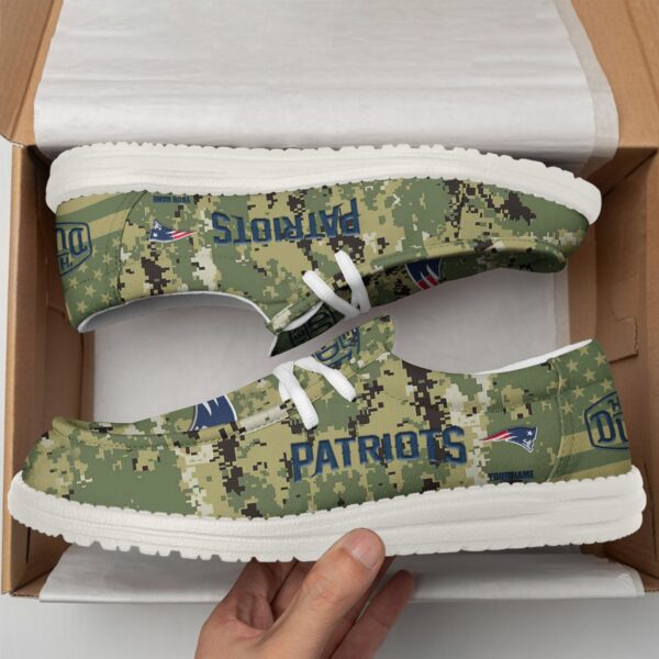 Tubopro New England Patriots Personalized Hey Dude Shoes For Men And Women - Image 2
