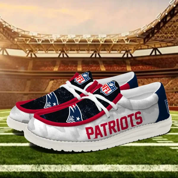 Tubopro New England Patriots Personalized Hey Dude Shoes For Men And Women