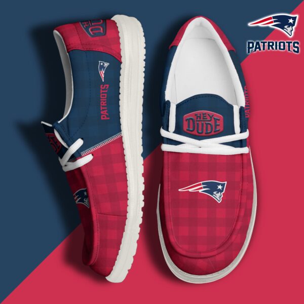 Tubopro New England Patriots Personalized Hey Dude Shoes For Men And Women