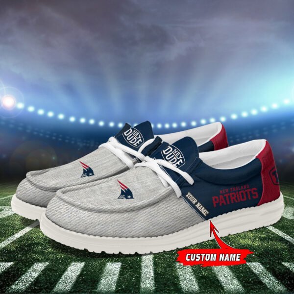 Tubopro New England Patriots Personalized Hey Dude Shoes For Men And Women - Image 3